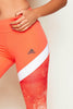 Adidas Coral Contrast Sports Leggings