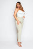 Mint Green High Waist Tapered Trousers