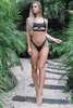 Tall Black Thong Breif Bikini