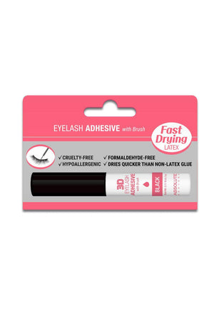 Eyelash Adhesive with Brush Latex Black