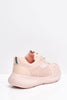 Light Pink Mesh Chunky Pu Contrast Trainers