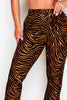 Zebra Devore Flare Trousers