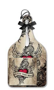 Bless This Wine Cheese Server Gift Set
