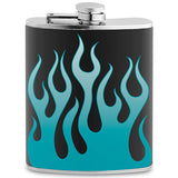 Blue Flames Flask - flask
