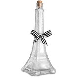 Eiffel Tower Decorative Glass Bottle - Large