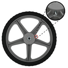 Playmate Ball Mower Replacement Drive Spoke Wheel