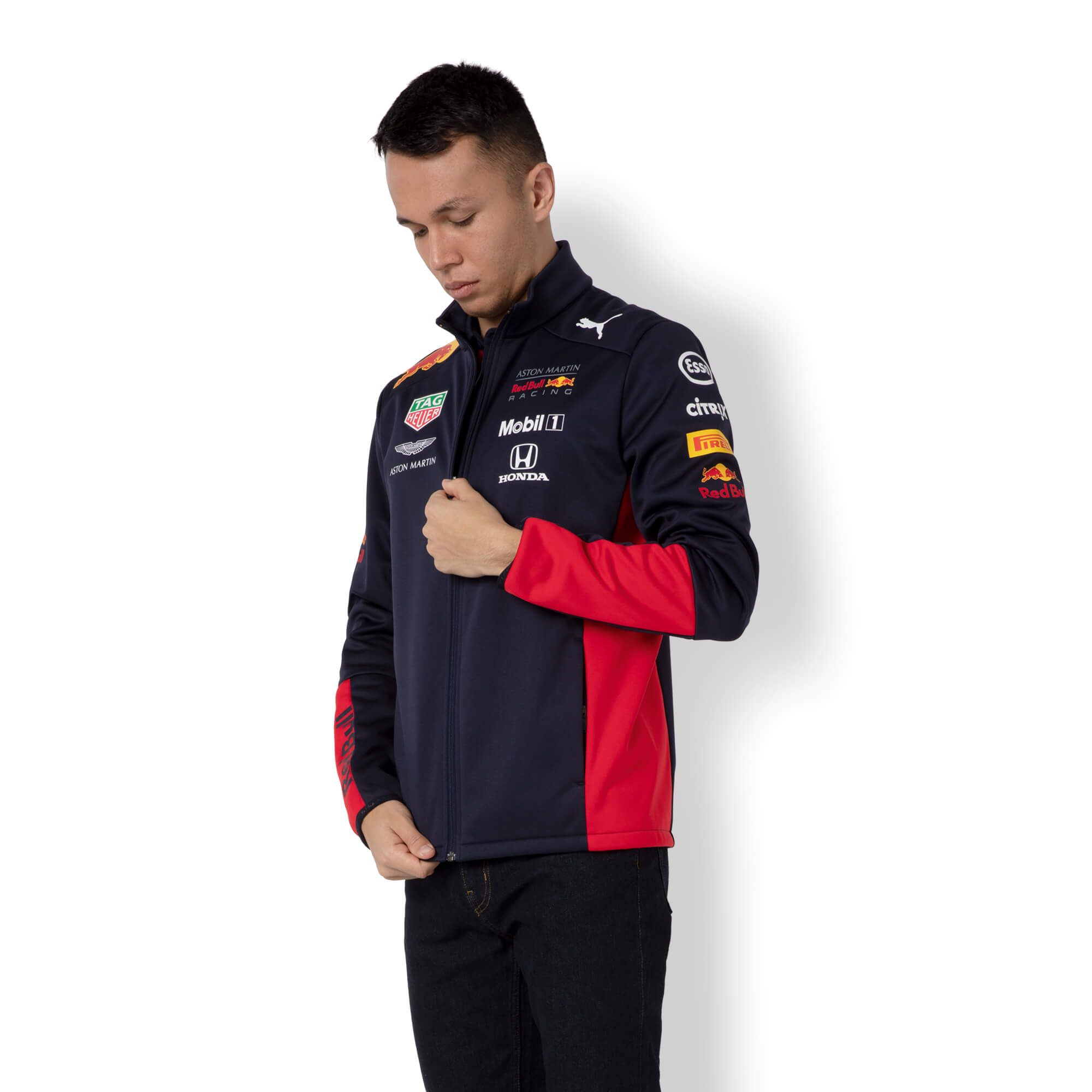 puma red bull softshell jacket