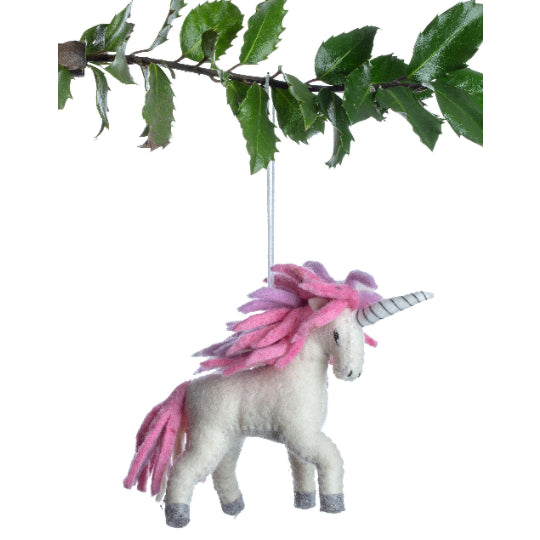 PINK MAGICAL UNICORN ORNAMENT
