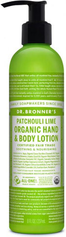 Dr. Bronner's Patchouli Lime Organic Hand & Body Lotion