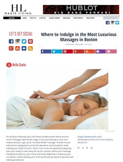 Most Luxurious Massage In Boston