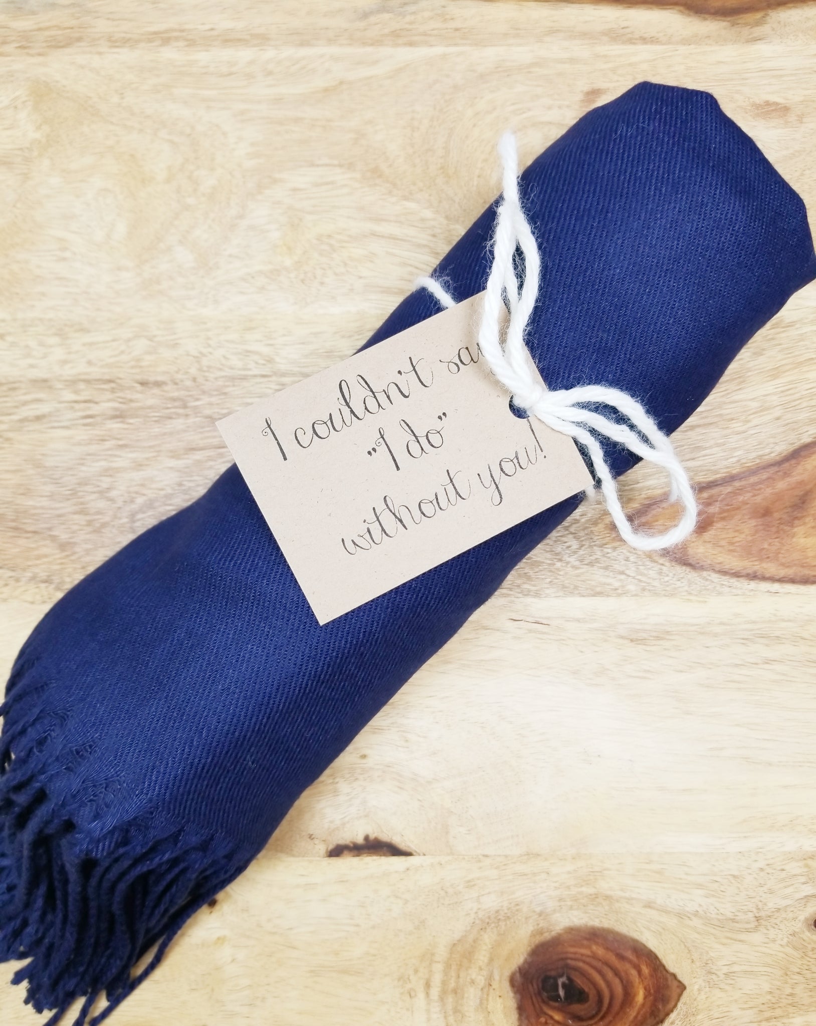 Personalized Pashmina Shawl For Your Bridesmaid Proposal Box