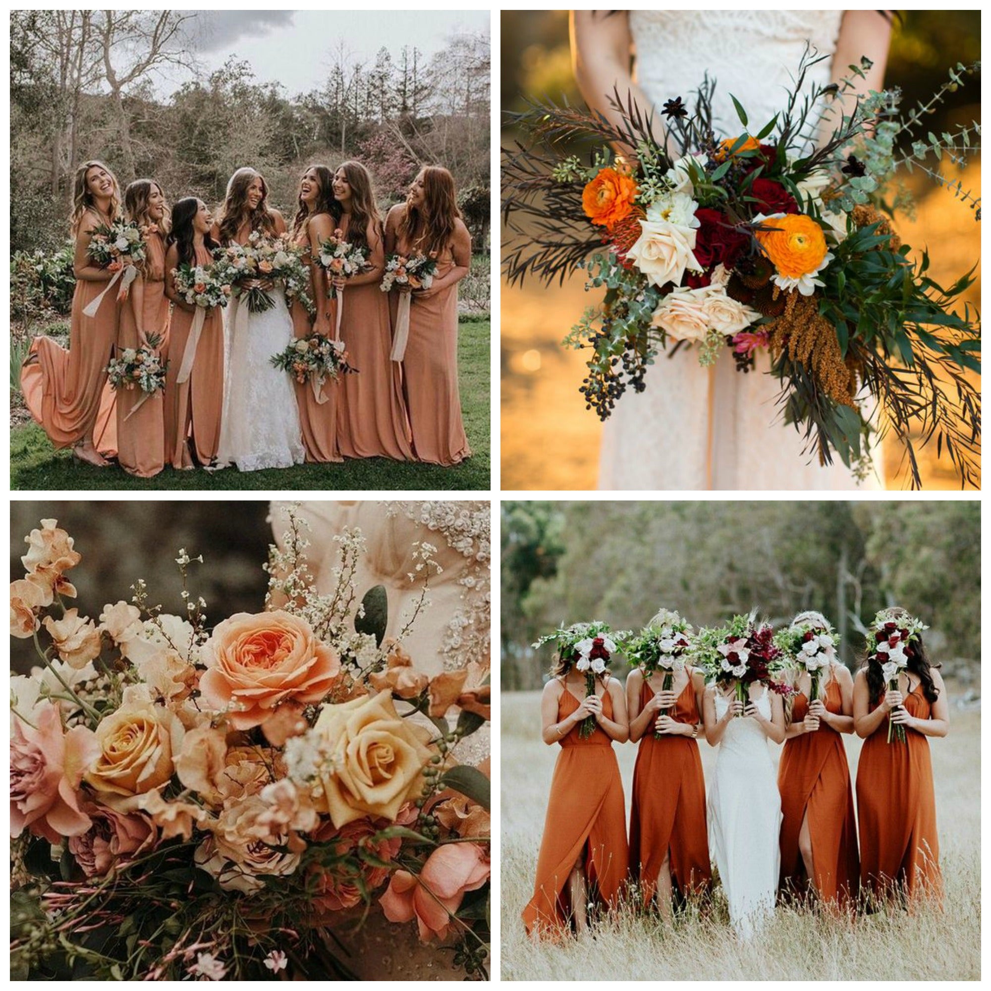 Sunset Orange Wedding Color Trends