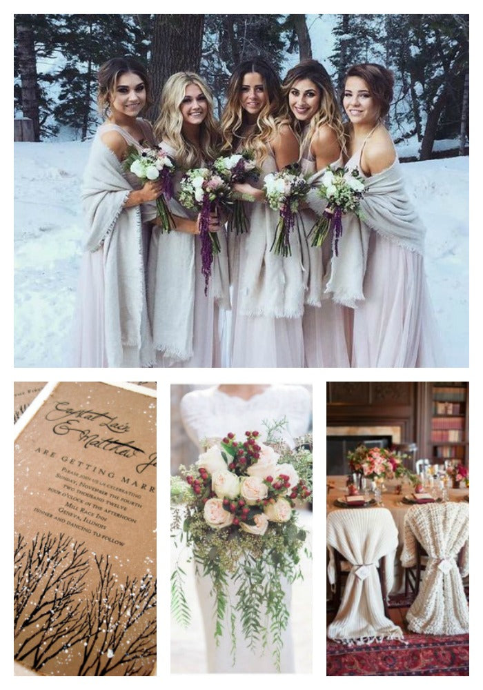 Romantic Rustic Winter Wedding