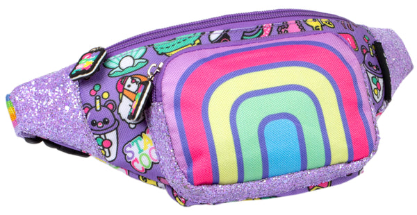 rainbow bum bag