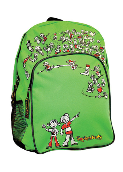 SAC À DOS VERT - LES EXPLORATEURS // 2011NOEX - 196241 SAC À DOS VERT - LES EXPLORATEURS // 2011NOEX