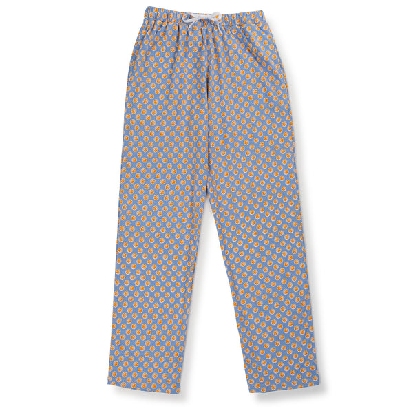 Brent Men's Pima Cotton Hangout Pant - Hoop it up Blue – Lila + Hayes