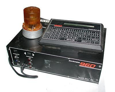 VERY NICE MARKEM SYSTEM CONTROLLER AND KEYBOARD MODEL 960