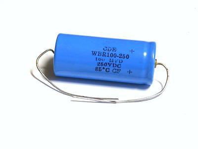 BRAND NEW CDE CAPACITOR 100MFD 250VDC WBR 100-250 (3 AVAILABLE)