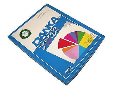 DANKA 8.5" X 11" COLOR COPIER 50 COUNT TRANSPARENCY 139 7116 -50 AVAILABLE