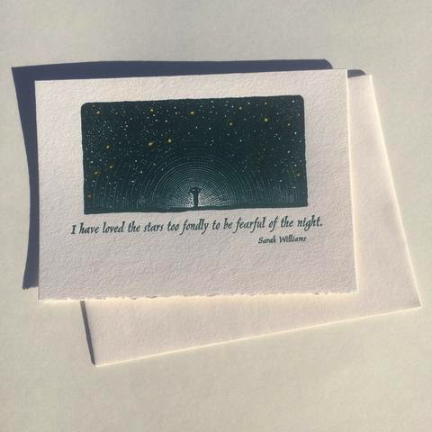 Love for Stars Sympathy Card