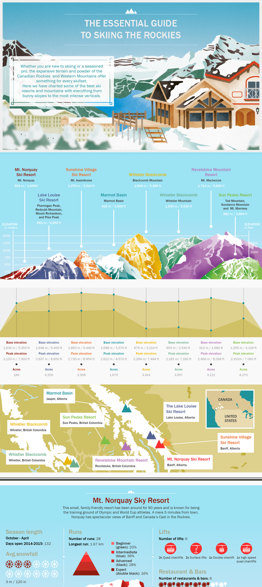 Rockies infographic by Fairmont Hotels & Resorts | Canalien & Co. | Canada | Travel | Clothing