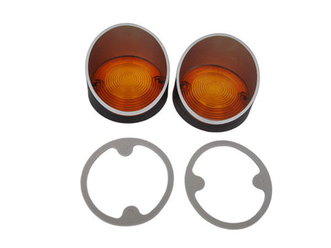 1379-L68 Mopar Dodge Coronet (Superbee) Parking Light Lenses - Mopar Plus Restoration Parts