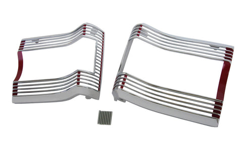 165-67B Mopar 1967 Plymouth Satellite and GTX Taillight Bezels - Mopar Plus Restoration Parts