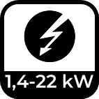 1.4-22 kW charging power - The electric car wholesaler