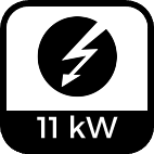 11kW ladeeffekt