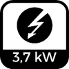 3,7 kW