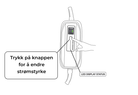 SPARK BLACK - Trykk for å endre strømstyrke - Elbilgrossisten