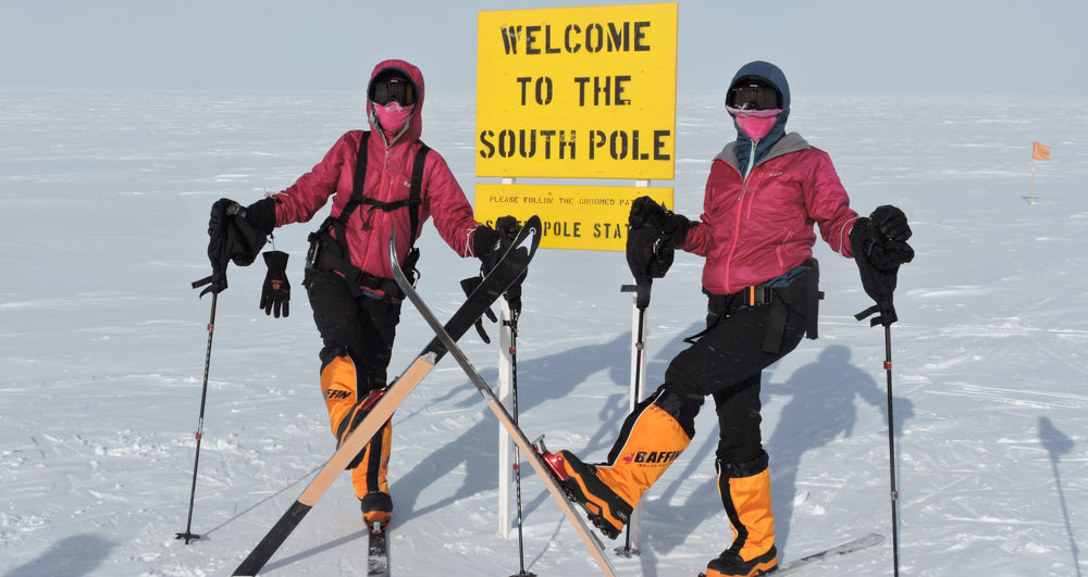 Malik twins at the South Pole