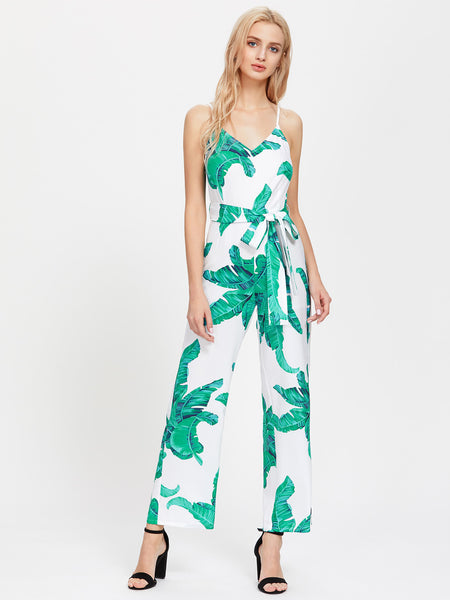 palm jumpsuit