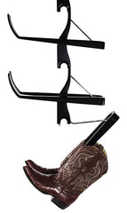 Boot Butler boot rack with red cowboy boots