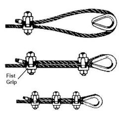 how to install fist grips to cable