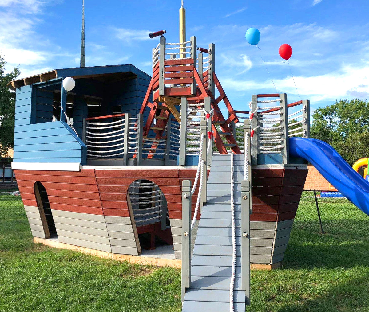 pirate ship playground set