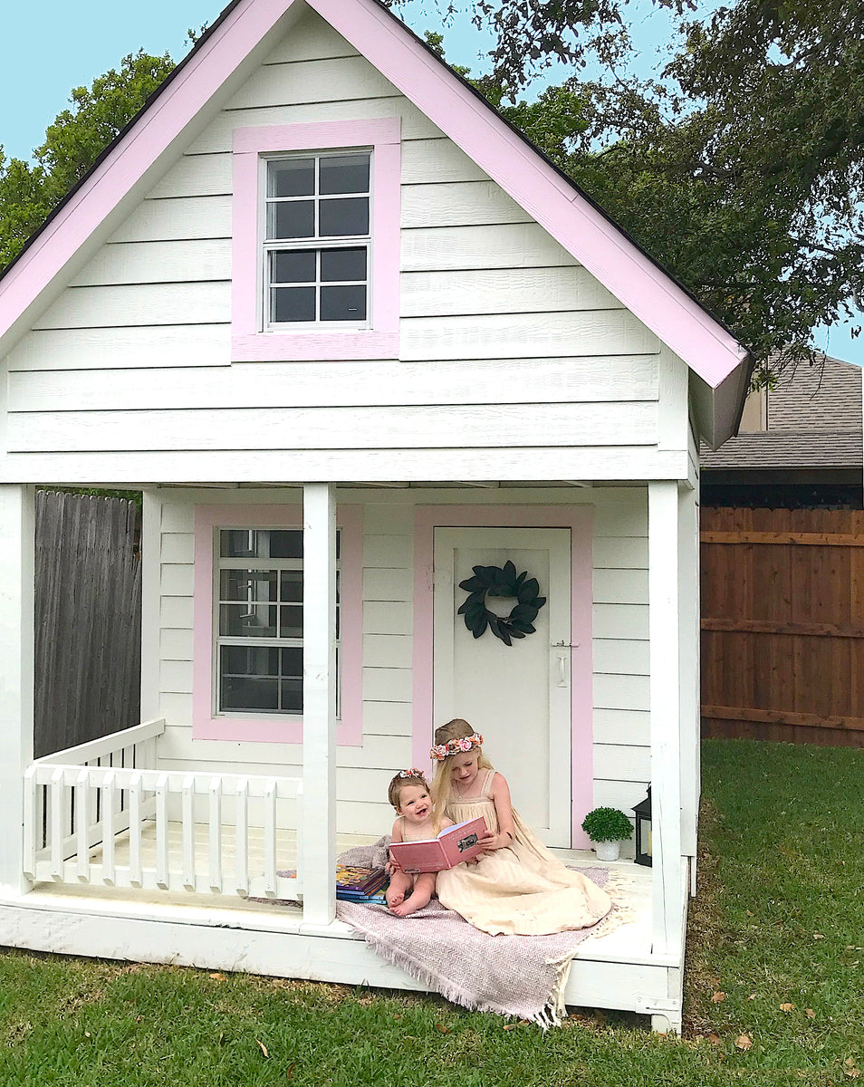 Porch & Loft Playhouse Plan for Kids · 8x12ft - Paul's Playhouses