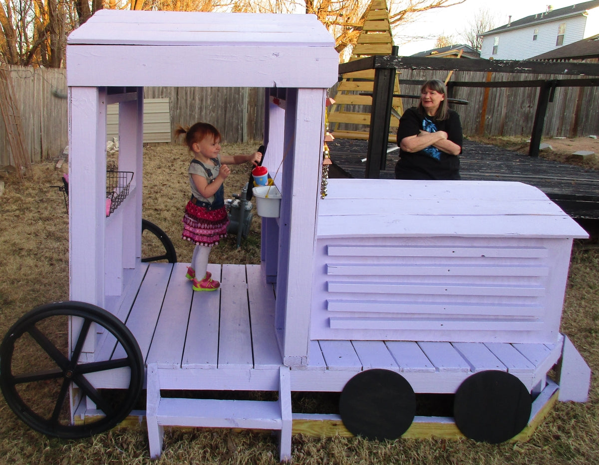 outdoor train playset