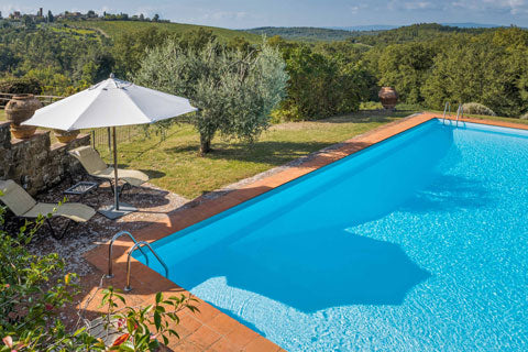 Pool at Podere Erica in Chianti