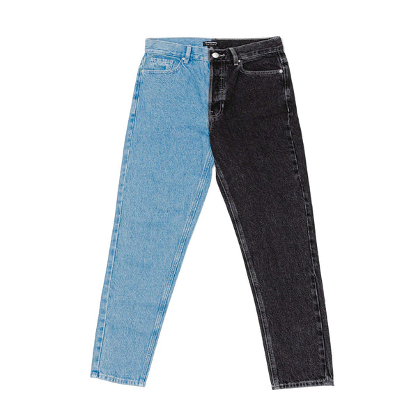 Women's Two-Tone Ultra High Waisted Slim Fit Jeans