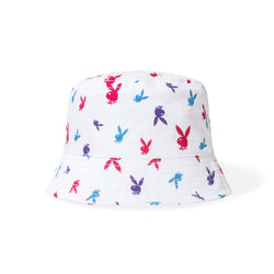 Repeating Rabbit Head Colorful Bucket Hat