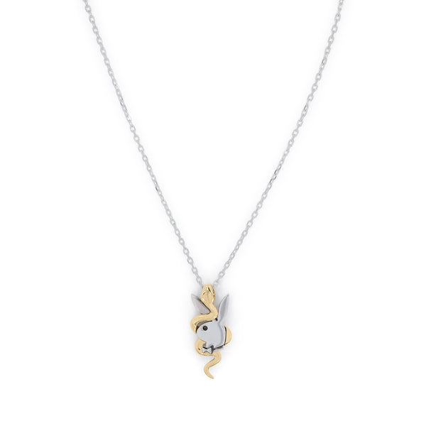 Playboy x The Great Frog Entwined Pendant on Chain