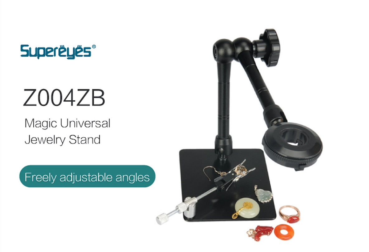 Z004ZB Magic Microscope Stand Jewelry Universal Adjustable Rotating Stand for Handheld USB Microscope Endoscope