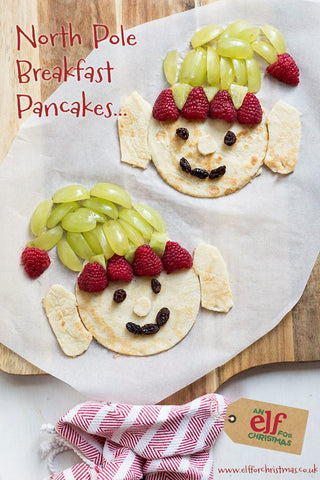 North Pole Breakfast Elf Pancakes