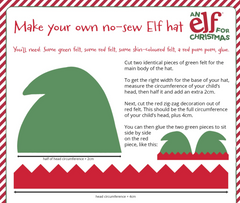 Make your own Elf hat