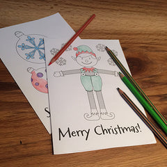 Elf_For_Christmas_colouring_sheets