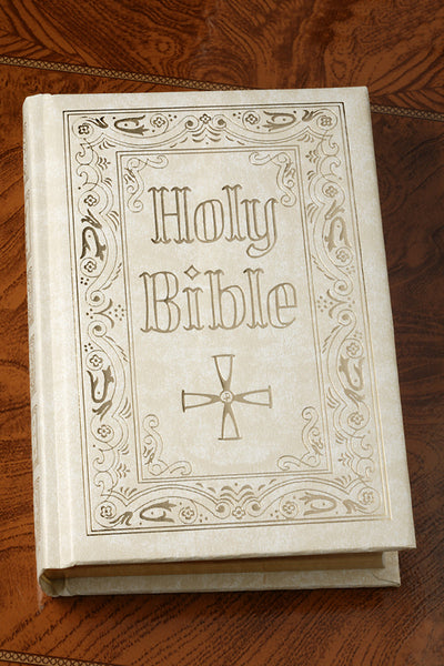 White Catholic Family St Joseph Bible-NAB – Celebrate Faith