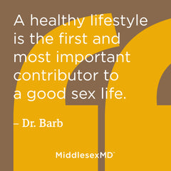 Healthy lifestyle first and most important contributor to good sex life