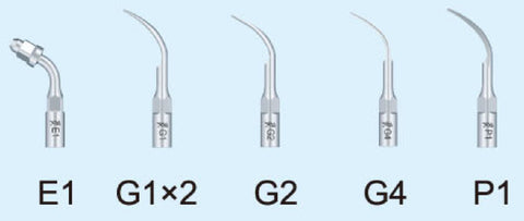 Woodpecker ultrasonic scaler accessory tip distributed by ATOMO Dental