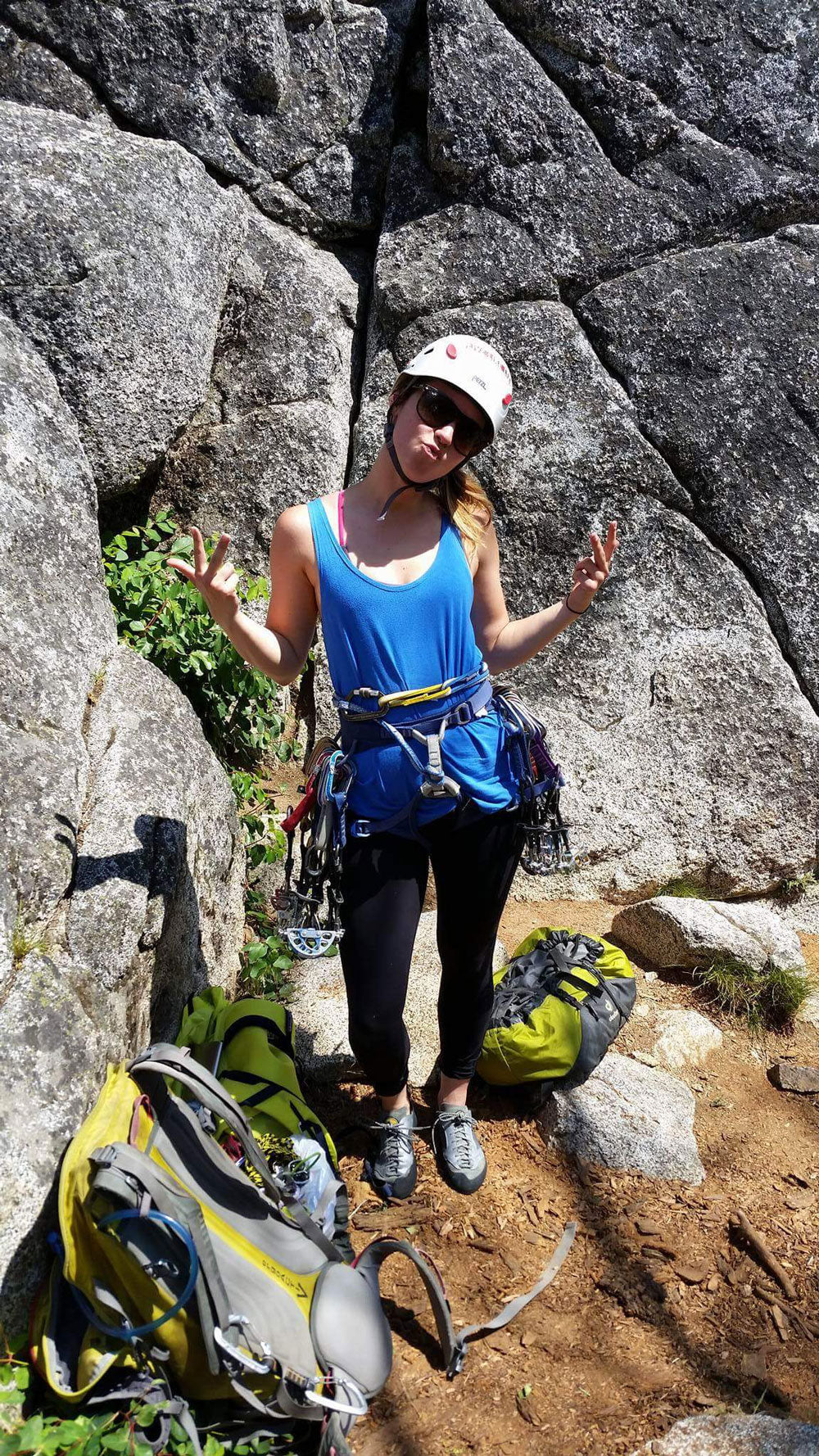 My Name is Laura And I Am A Climber - CloudLine Hiking and Backpacking Blog